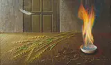Vladimir Tretchikoff, Daily Needs, oil on canvas