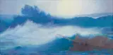 Maud Sumner, Seascape, oil on canvas