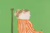 Robert Hodgins, Miss Priss, colour lithograph on paper