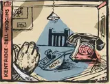 Memo by Deborah Bell and Robert Hodgins William Kentridge, colour screenprint on paper, sold Nov 2022
