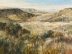 Scott Bredin, Hilton College Estate – uMngeni Valley from the Point, oil on canvas
