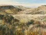 Scott Bredin, Hilton College Estate – uMngeni Valley from the Point, oil on canvas