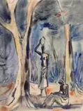 Maurice van Essche, Standing and Seated Congo Women
