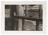 Christine Dixie, Request, Nieu-Bethesda, etching on paper