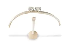 Ann Marais, Semper Aliquid Novi Africam Adferre, 2021, bone, porcelain clay, stainless steel and cretestone