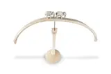 Ann Marais, Semper Aliquid Novi Africam Adferre, 2021, bone, porcelain clay, stainless steel and cretestone