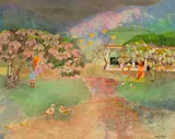 Catherine Paynter, Cloetes Café, Port St Johns, 1981, oil on canvas