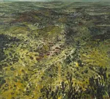 Nigel Mullins, Fantasy Landscape, oil on board