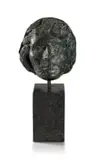 Ann Marais, Self Portrait, 1991, bronze on a granite base