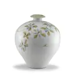 Tim Morris, Porcelain Blue and Brown-glazed Vase