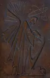 Ernest Ullmann, Angel, pressed copper plate