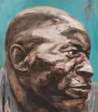 Johann Louw, Portrait, oil on canvas