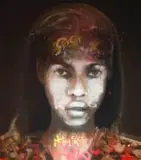 Dion Cupido, Holy, mixed media on canvas