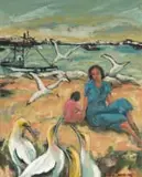 Marena (Kaffie) Pretorius, Lambertsbaai, oil on canvas
