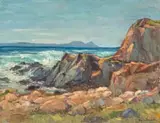 Piet van Heerden, View across False Bay