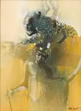 Keith Joubert, Herdboy in the Early Morning Sun, oil on canvas