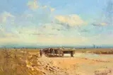 Adriaan Boshoff, Oxwagon in Landscape