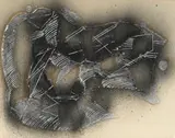 Christo Coetzee, Abstract Composition, mixed media on paper