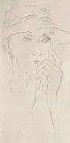 François Krige, Portrait of the Artist's Mother, etching on paper