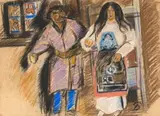 Pranas Domšaitis, Two Figures