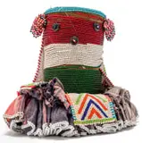 Hoedspruit Unrecorded artist, N'wana (Child Figure) (with Snuff Tin and Mirrors)