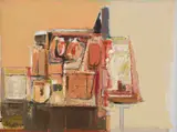 Sidney Goldblatt, Yom Kippur II, acrylic and oil on canvas