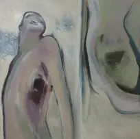 Patrick O'Connor, Warrior into Landscape, oil on board