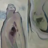 Patrick O'Connor, Warrior into Landscape, oil on board