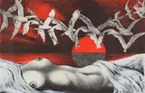 Armando Baldinelli, Reclining Nude and Seagulls