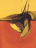 Wim Blom, Abstract, screenprint on paper