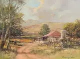 Christiaan Nice, Farm House in a Landscape