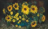 Frans Oerder, Still Life with Sunflowers