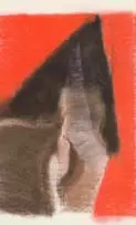 Lionel Abrams, Abstract Composition, chalk pastel on paper