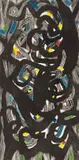 Abstract by Cecil Skotnes, woodcut on paper, offered Jul 2022