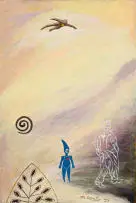Margaret Vorster, Skyscape, oil on board