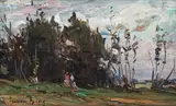 Adriaan Boshoff, Landscape with Trees