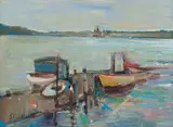 Sidney Goldblatt, Harbour Scene