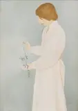 Margaret Vorster, House Keeping, oil on board