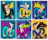 Zoot Suit, six by Norman Catherine, giclée print on paper, offered Jul 2022