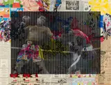 Thierry Guetta, Grand Ali, silkscreen and spraypaint on paper