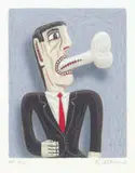 Bone Eater by Norman Catherine, digital print, sold Jul 2022