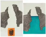 Breek af die Skanse; Monument: Catharsis, two by Titia (Elizabeth Laetitia) Ballot, chine collé and colour screenprint on paper, offered Jul 2022