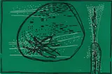 Submerged Swimmers by Walter Battiss, screenprint on paper, offered Jul 2022