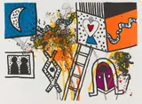 Alan Davie, Zurich Improvisation, colour lithograph on paper