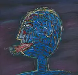 Norman Catherine, Winter Night, mixed media with gouache on paper