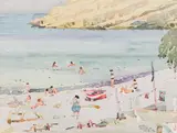 Walter Battiss, Matala, watercolour on paper