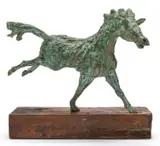 Kurt Lossgott, Running Horse (In Full Flight), amalgam bronze, cold cast