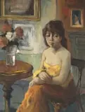 Alexander Rose-Innes, The Mistress - Lady Seated at Table