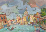 Gregoire Boonzaier, Grand Canal, Venice