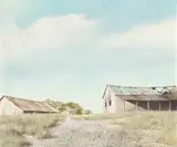 Keith Alexander, Farm Buildings, oil on canvas